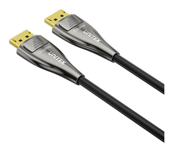 Unitek Kabel światłowodowy 8K Display Port 2.1 10m - 1540413 - zdjęcie 2